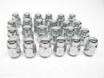 (24) 71188HT - 1/2" X 20 Chrome Lug Nuts Tapered (60 Seat Rh Thread New. Price: $26.88.