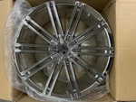 2CRAVE Bk Number NO37 Inch 20X8.5 Chrome Wheel Rim 5X100 +40 Single New. Price: $250.00.
