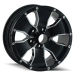Ion Alloy Trailer 15X6 5X114.3 Offset Black W/machined Face (quantity 4) New. Price: $637.87.