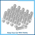 Pack (20) Wheels Stud M14X1.5 M12X1.5 50MM For Audi Silver Tone New. Price: $35.87.