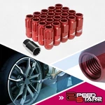 J2 M12X1.25 7075-T6 Aluminum 20MM OD/50MM 16PCS Lug Nut SET+4PCS Locks+key Red New. Price: $27.49.