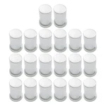 Chrome Semi Truck Lug Nut Covers 33MM Push-on Tube Top Plastic 3/8" Set Of 20 New. Price: $36.15.