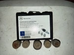 Genuine Mercedes Benz Silver Rim Wheel Locks! Oem B66470155! Used!. Price: $44.79.