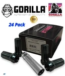 24PC Black Spline Drive Acorn Lug Nuts 14X1.50 Duplex Fits Escalade Gorilla Box New. Price: $63.05.
