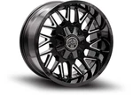 Thret Offroad Revolver 803 20X9 Satin Black/milled 6X135/6X139.7 0MM 106.1 Wheel New. Price: $318.91.