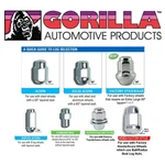 Gorilla Automotive 96644DX Wheel Lock Set Chrome New. Price: $139.99.