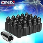 Nrg LN-LS500BK-21 20PCS 50MM Bullet Shaped Close End Lug Nut W/ Adapter M12X1.5 New. Price: $66.67.