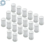 Set Of 20 Lug Nut Covers Semi Truck Push On Style Plastic Tube Chrome 33MM New. Price: $38.39.