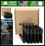 Gasupply M14X1.5 Lug Bolts 40MM Shank For Bmw Land Rover, Black, 20PC New. Price: $64.99.