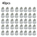 40 Pack For Semi Truck Abs Plastic Push On Lug Nut Covers Caps Chrome 33MM New. Price: $25.37.
