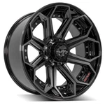 4PLAY 4P08 22X10 Black Rim Fits Gmc & Chevy Lug New. Price: $575.00.