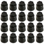 Oer *R5124 Lug Nut Caps Black, Set Of 20 New. Price: $70.99.