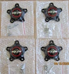 Race Star Center Caps (p/n 615-5096-D1) Black Used. Price: $58.00.