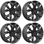 Set Of 17" Gloss Black Machined Alloy Wheels Rims For Subaru 5X114.3 XO74 Oe New. Price: $1016.95.