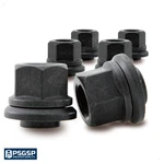 6X 6MM Sleeve Wheel Lug Nuts M22X1.5 Thread 33MM Hex Skirt Flange For Semis New. Price: $65.00.