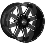 Ion 141 20X9 8X180 +18MM Black/milled Wheel Rim 20" Inch New. Price: $254.99.