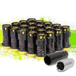 20 Pcs Aluminum Gold M12X1.5 22MMX45MM Closed-end Rim Lug+lock Nuts+adapter New. Price: $40.40.