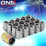 Nrg LN-T200SL-21 16PCS 27MM Titanium Open End Lug Nut W/4 Lock + Adapter M12X1.5 New. Price: $280.00.