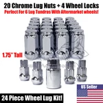 Chrome Acorn Lug Nuts + Wheel Locks 14X1.5 For 2022 & Newer Toyota Tundra Trd. Price: $30.95.