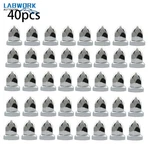 Abs Chrome Plastic 33MM Push-on Lug Nut Covers For Semi Truck (40 Pack) New. Price: $25.49.