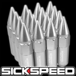 Sickspeed 16 Pc Polished Spiked 60MM Aluminum Extended Lug Nuts 1/2X20 N30 New. Price: $55.88.