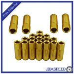 Jdmspeed 20 Gold M12X1.5 60MM Extended Forged Aluminum Tuner Racing Lug Nut Set New. Price: $19.88.
