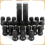 23 PCS1/2'' 20 Black Wheel Lug Nuts 6 Spline Tuner +2 Keys Ford Explorer New. Price: $29.07.