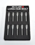 Genuine Nismo Rear Long Hub Bolts (front 50MM) 40222RS015 New. Price: $106.80.