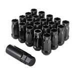 20X Extended Steel Open Wheel Lug Nuts M12X1.5MM For Toyota Honda Black New. Price: $23.99.