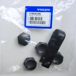 Genuine Volvo Plastic Caps For Lockable Wheel Bolts, Tech Grey - 31664348 New. Price: $21.99.