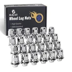 24 Pcs M12X1.5 Lug Nuts With Mag Flat Seat, 13/16'' Hex 1.46'' Long Chrome Wh... New. Price: $48.09.