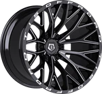Tis 22X10 6X5.50 -19 566BM Black W/milled Accents Wheel Rim New. Price: $578.00.