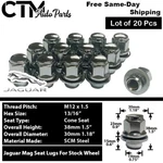 20X Chrome Jaguar Oem Factory 12X1.5 Lug Nuts Fit F/x/s Type Xe/f/j C2C35294010 New. Price: $23.49.
