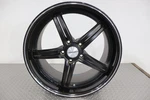 C6 Corvette Vossen VVS087 ET75 20X11" Single Wheel Rim (black/silver) Curb Rash Used. Price: $84.38.