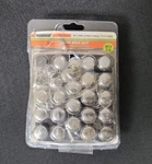 Dorman Chrome Wheel Nuts (model 711-1405) M14-2.0 Thread Size Used. Price: $39.95.
