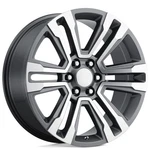 22X9"PERFORMANCE Replicas Wheels PR182 Gunmetal Machined Rims New. Price: $1968.00.