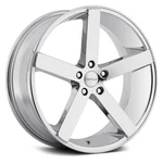Cavallo CLV-5 Wheel 22X9 (18, 5X114.3, 74.1) Chrome Single Rim New. Price: $605.14.