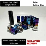 20 Backing Blue 12X1.5 Muteki SR48 Racing Lug Nuts For Hyundai Genesis Veloster New. Price: $41.99.