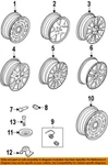Ford Oem 89-12 Continental Wheels-wheel Nut 8E5Z1012A New. Price: $12.08.