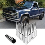 24PCS Chrome M14X1.5 Spike Lug Nuts Wheel W/ Key For 1992-1999 Chevrolet K1500 New. Price: $59.62.