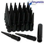 Black 9/16-18 Solid Spike Lug Nuts Ford F250 F350 Dodge Ram 2500 3500 32PC New. Price: $52.99.