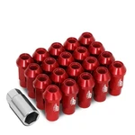 J2 7075-T6 Forged Aluminum M12X1.5 20PCS 5CM Open-end Lug Nut Set+adapter Red New. Price: $42.49.