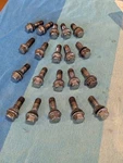 Genuine Volvo P2 XC70 S60 V70R Lug Studs / Bolts. Set Of 20 Used. Price: $29.95.