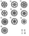 Genuine Mopar Aluminum Wheel 4755412AB New. Price: $1133.31.