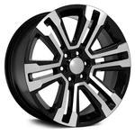 For Chevy Silverado 1500 99-17 Alloy Factory Wheels 6 V-spoke Black New. Price: $297.00.