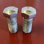 1930 's 1940 Chrome 7/8" 5/8" Hex Bolt Set (2) Antique Car Hardware New. Price: $9.99.