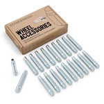 20PC 12X1.5 Silver Wheel Stud Conversion, 57MM (2.25") Shank 74MM (2.9") Total New. Price: $42.79.