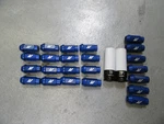 Mishimoto MMLG-1220-23LBL Blue Aluminum Lug Nuts And Locks 1/2"-20 23PC Open New. Price: $72.97.