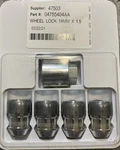 Dodge & Chrysler Genuine Mopar - Wheel Lock Set 14MM X 1.5 04755404AA New. Price: $50.00.