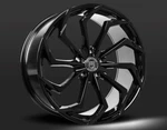 22" Inch Gloss Black Lexani Static Staggered Blanks Wheels Rims New. Price: $2354.28.